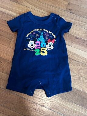 Disney Navy Blue 2025 Mickey & Minnie One-Piece